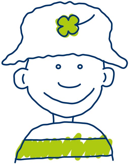 T Klein Geluk ill piratenhoed